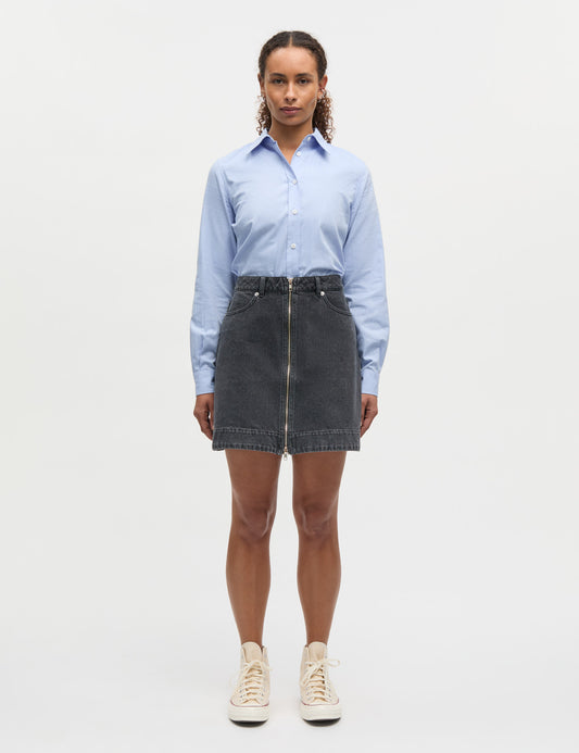 Mini Oxford Shady Shirt, Blue Heron