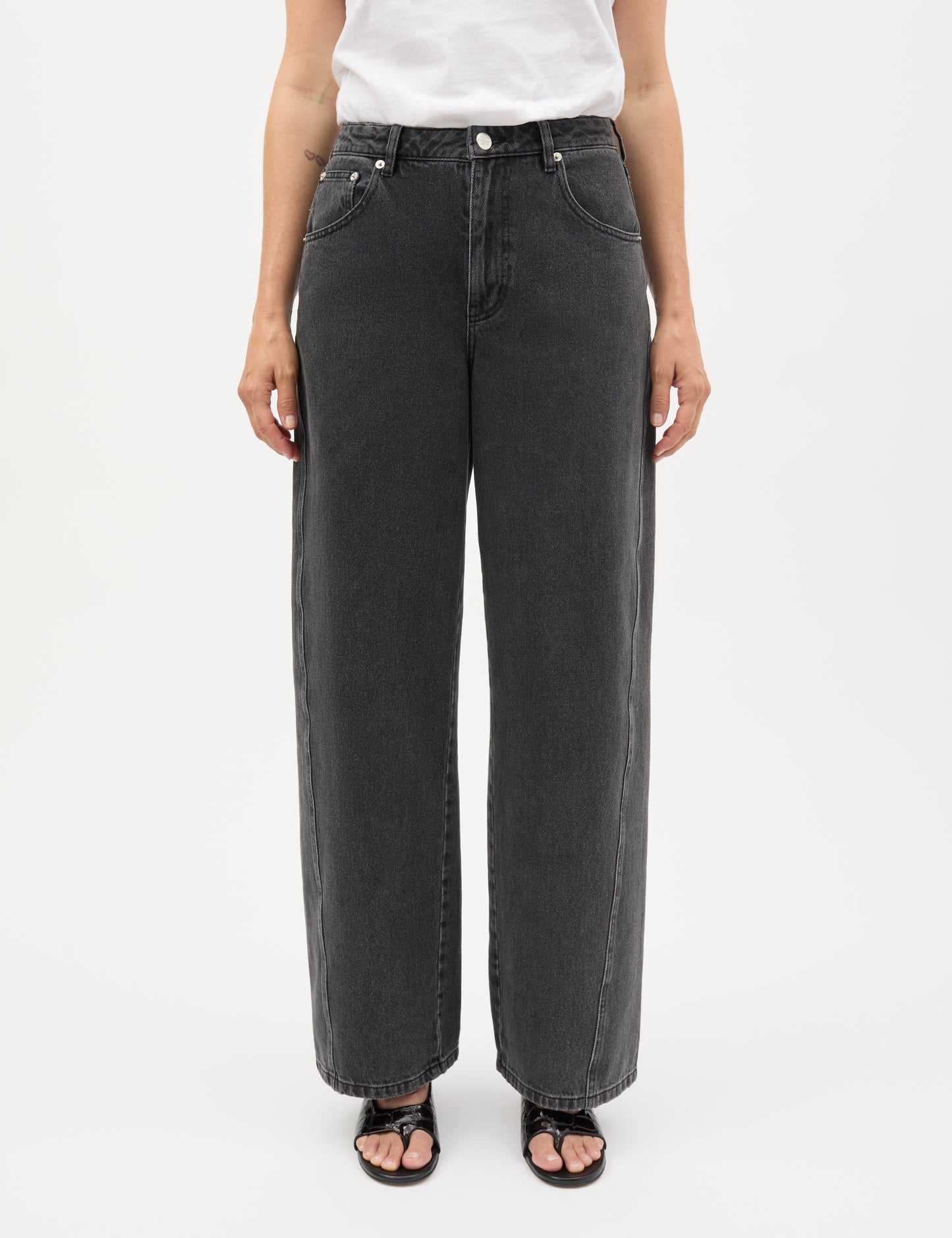 Luke Black Denim Christel Jeans, Black Vintage