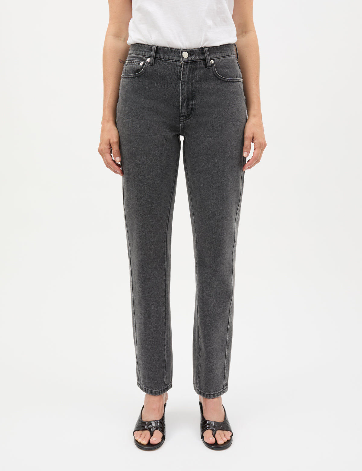 Luke Black Denim Regy Jeans, Black Vintage