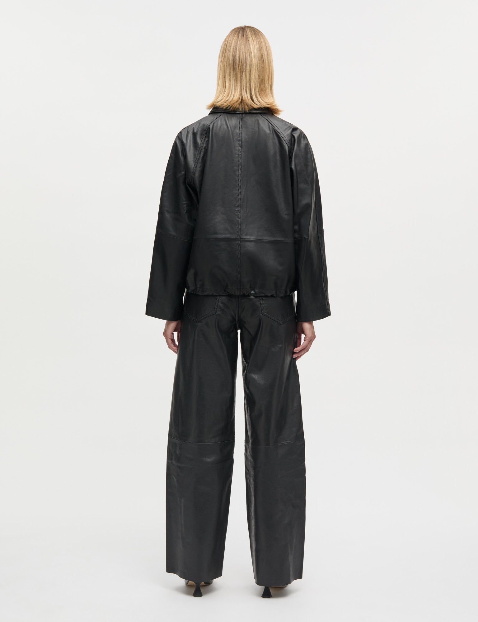 Shiny Leather Delish Jacket, Black – MADS NØRGAARD – COPENHAGEN