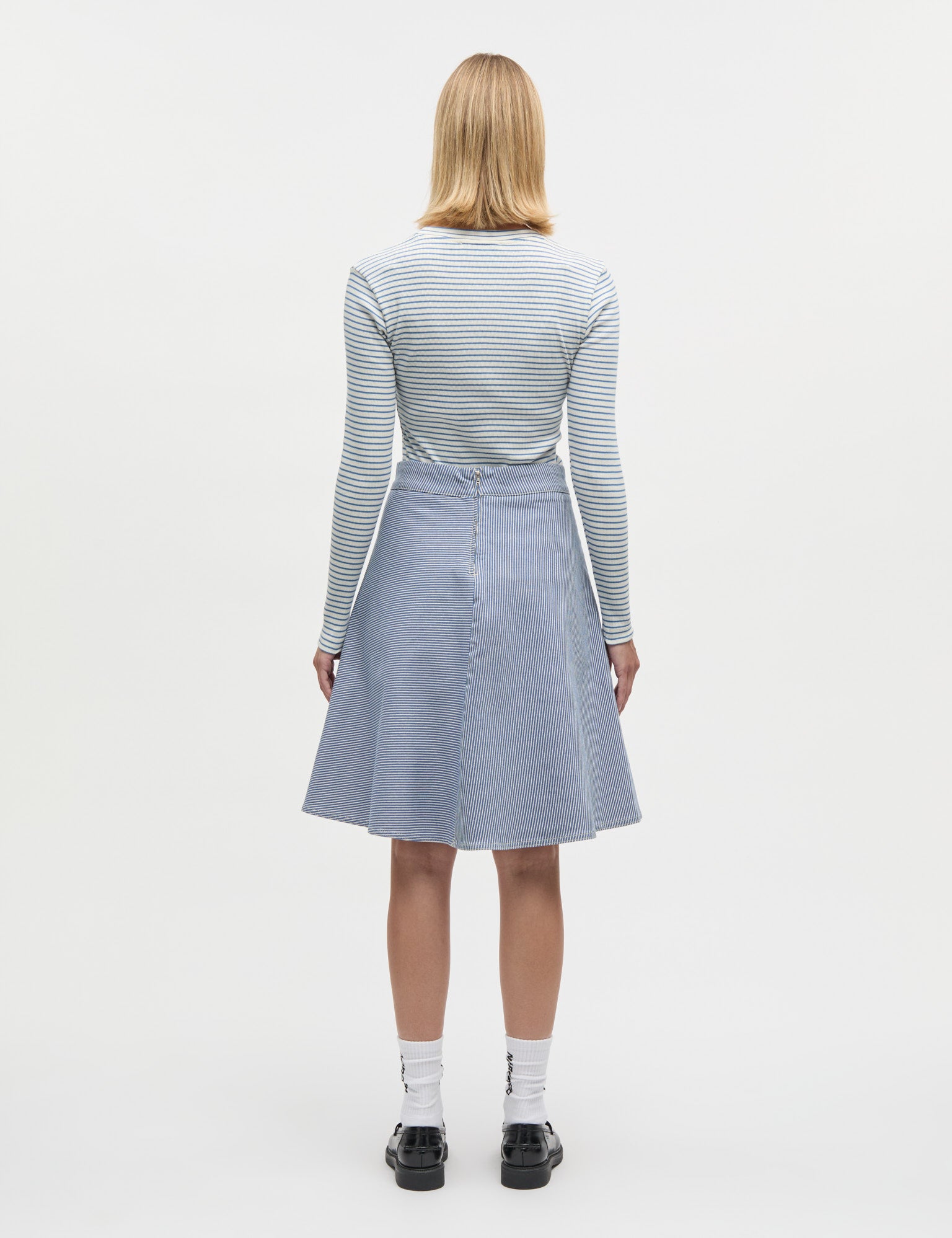 新品・タグ付き マークアンドロナ Michelle Herring Skirt Hickory Punk Stelly Skirt, Bright Cobalt – MADS NØRGAARD – COPENHAGEN