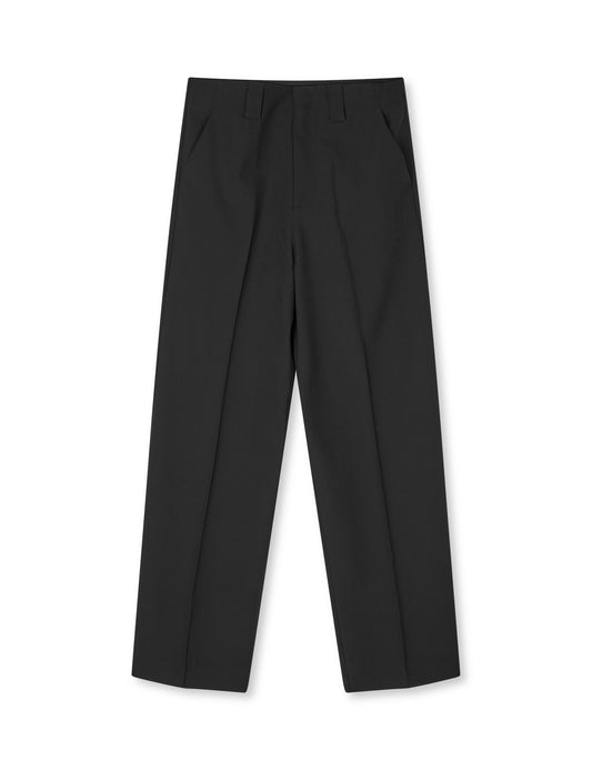 Dense Weave Carlson Pants, Black