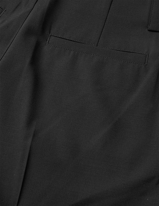 Dense Weave Carlson Pants, Black