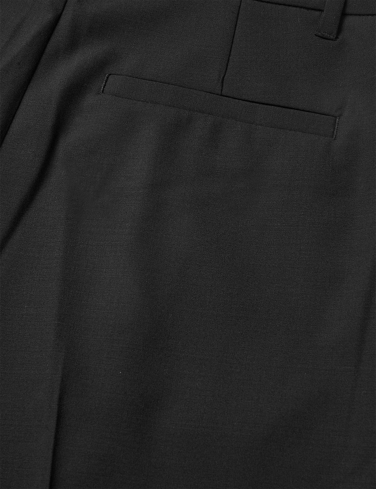 Dense Weave Maria Pants, Black