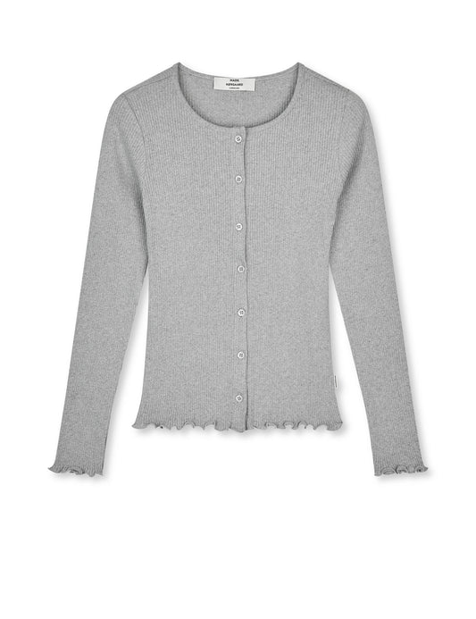 4x2 Teco Amy Cardigan, Grey Melange