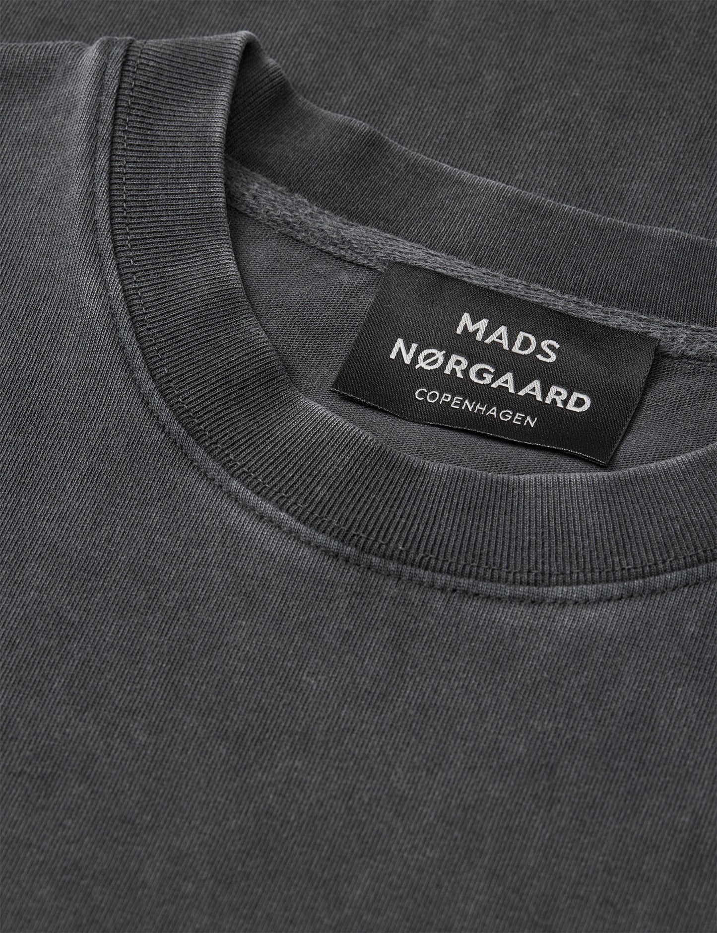 Combed Jersey Dye Thorbjørn Tee, Black