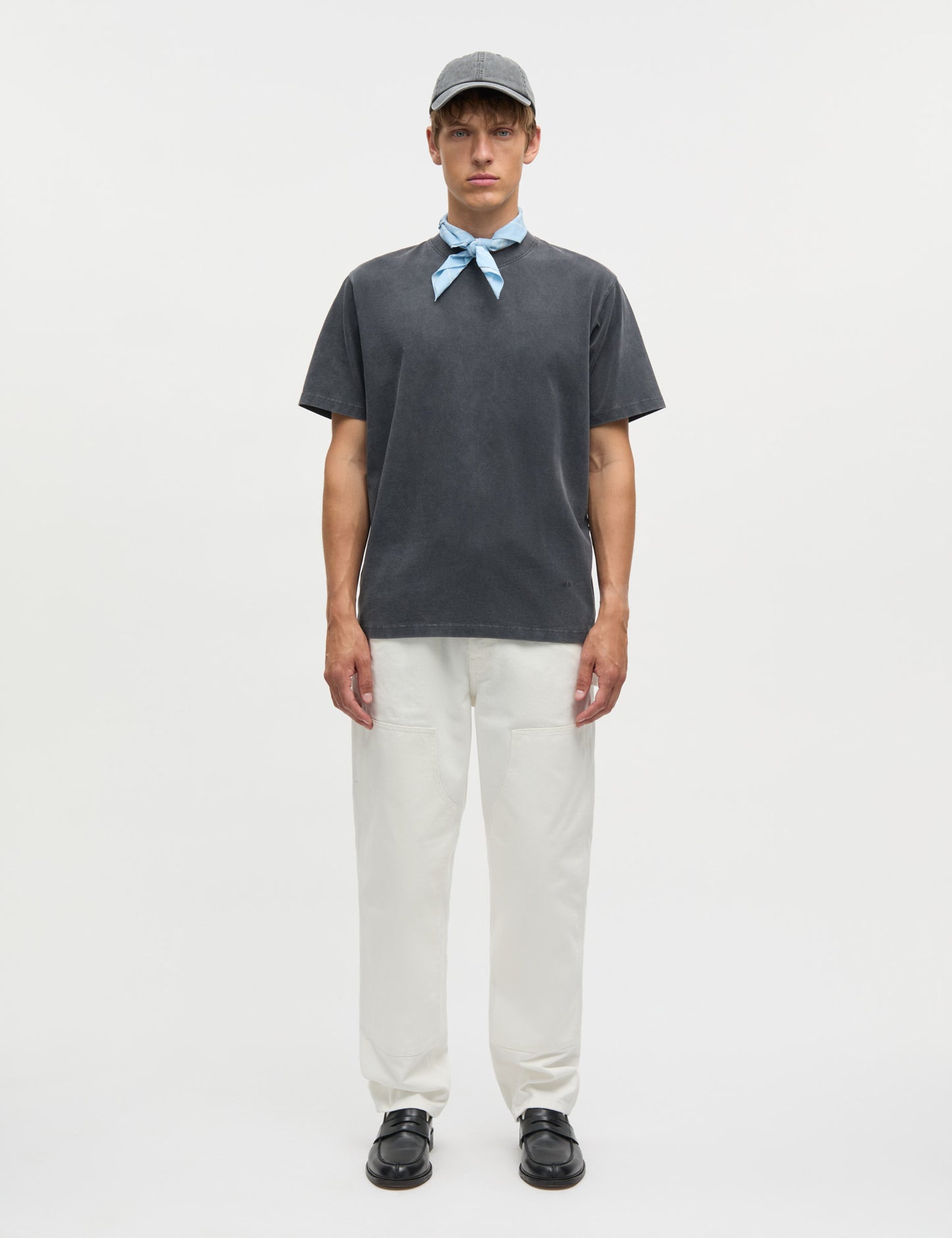 Combed Jersey Dye Thorbjørn Tee, Black