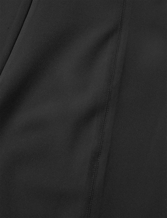 Stretchy Nylon Roberta Skirt, Black