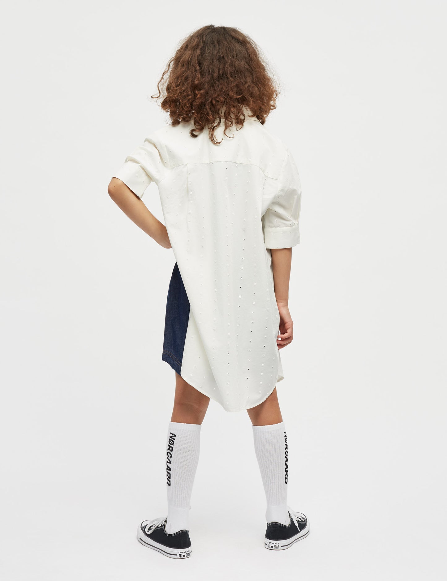 Air Denim Pio Shorts, Mid Blue Denim