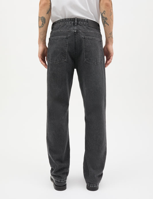 Arizona Black Denim Coen Jeans, Black Grey Stone Wash