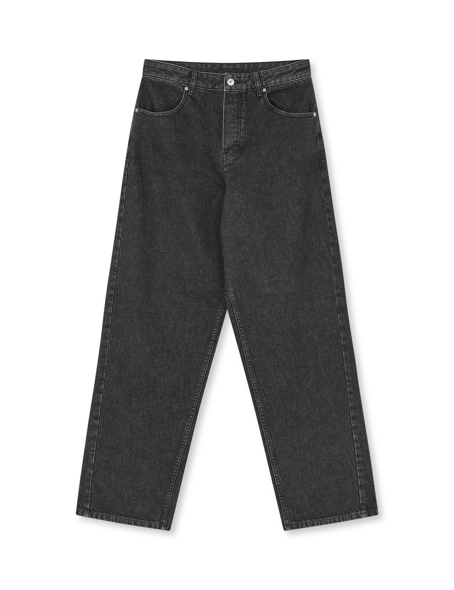 Arizona Black Denim Hannes Jeans, Black Grey Stone Wash