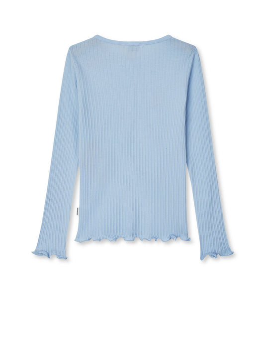 Pointella Trudy Tee LS, Cashmere Blue