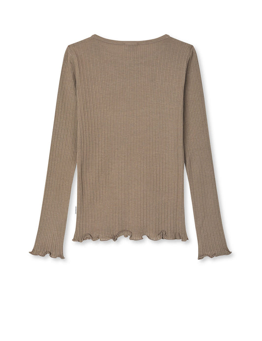 Pointella Trudy Tee LS, Walnut
