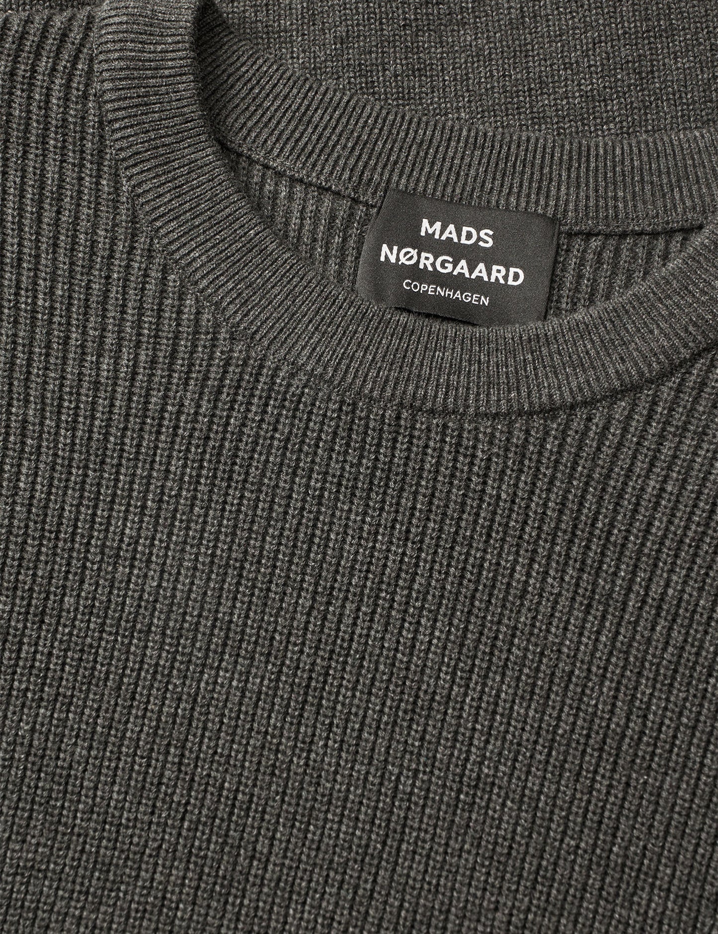 Super Cotton Valdemar Knit, Charcoal Melange