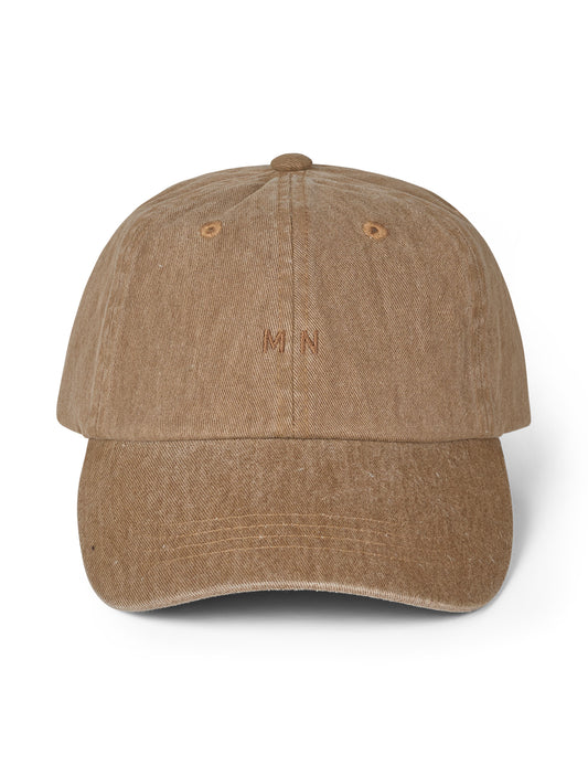 Washed Cotton Twill Coal Cap, Walnut