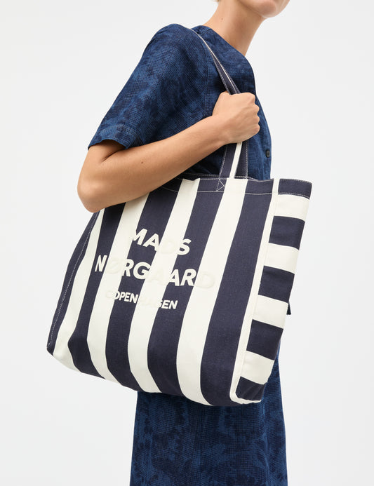 Boutiqno Athene AOP Bag, Stripe AOP Sky Captain