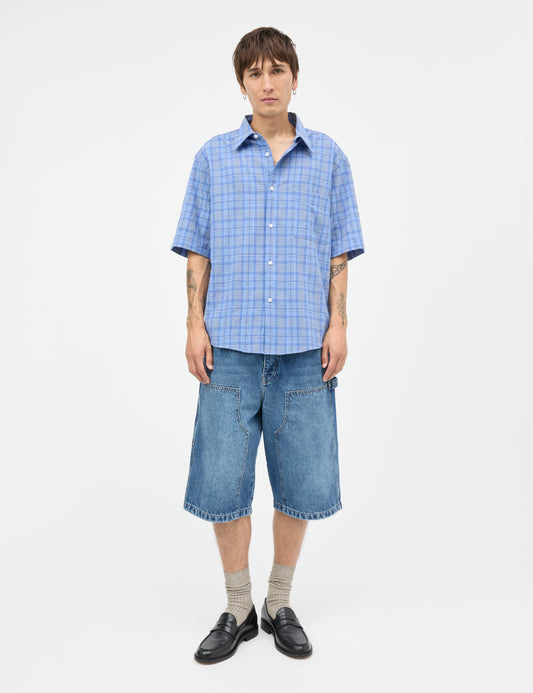 Game Bak Oskar Shirt SS, Bright Cobalt