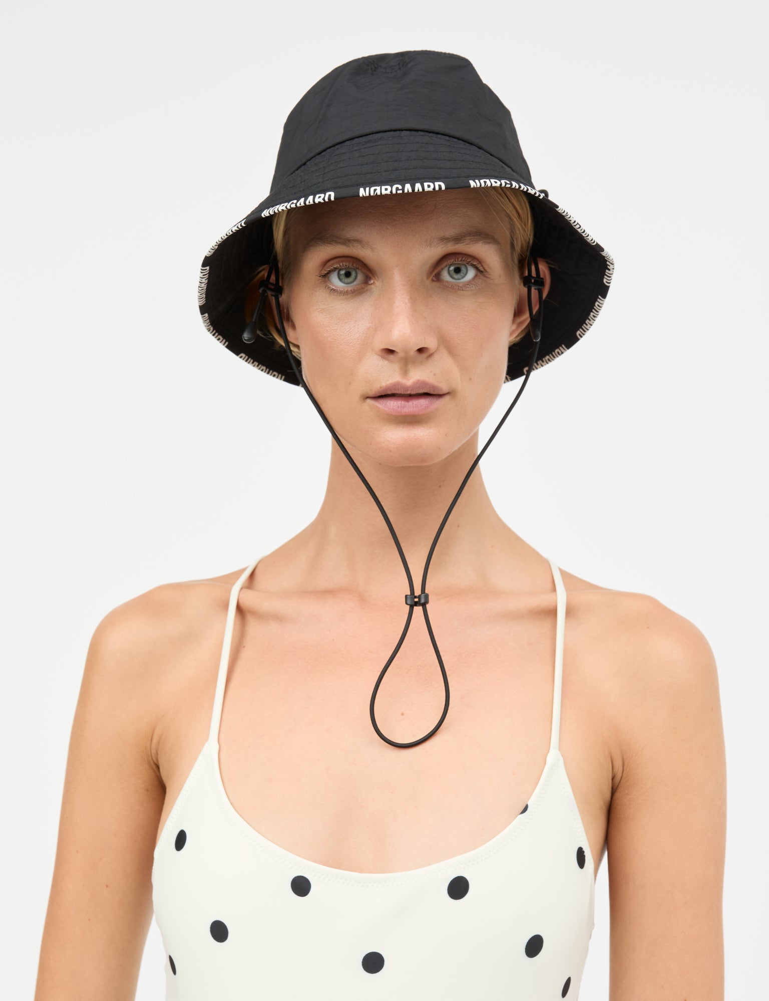 Sunny Line Bucket Hat, Jet Black – MADS NØRGAARD – COPENHAGEN
