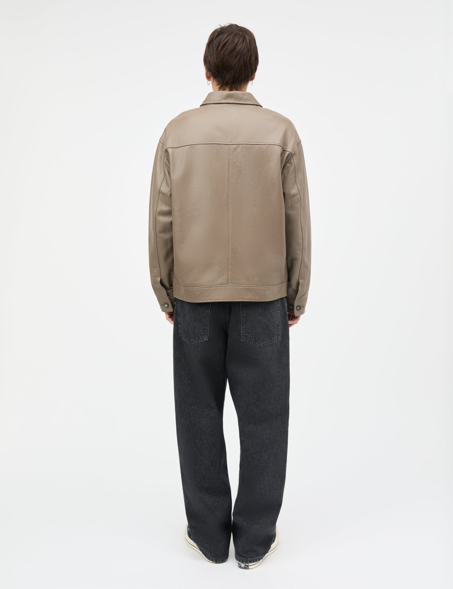 Sundown Leather Norton Jacket, Walnut – MADS NØRGAARD – COPENHAGEN