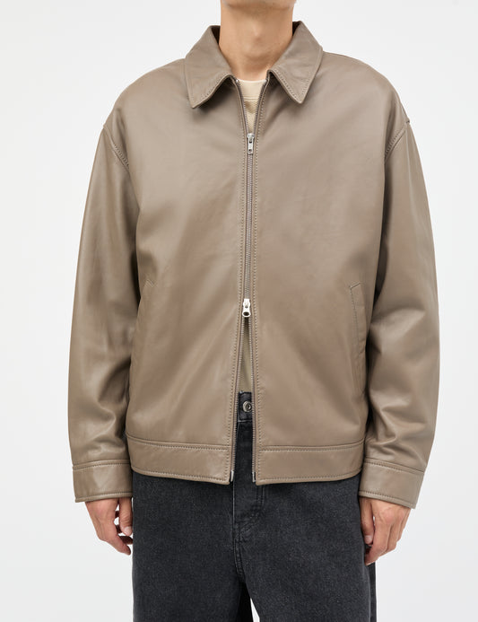 Sundown Leather Norton Jacket, Walnut