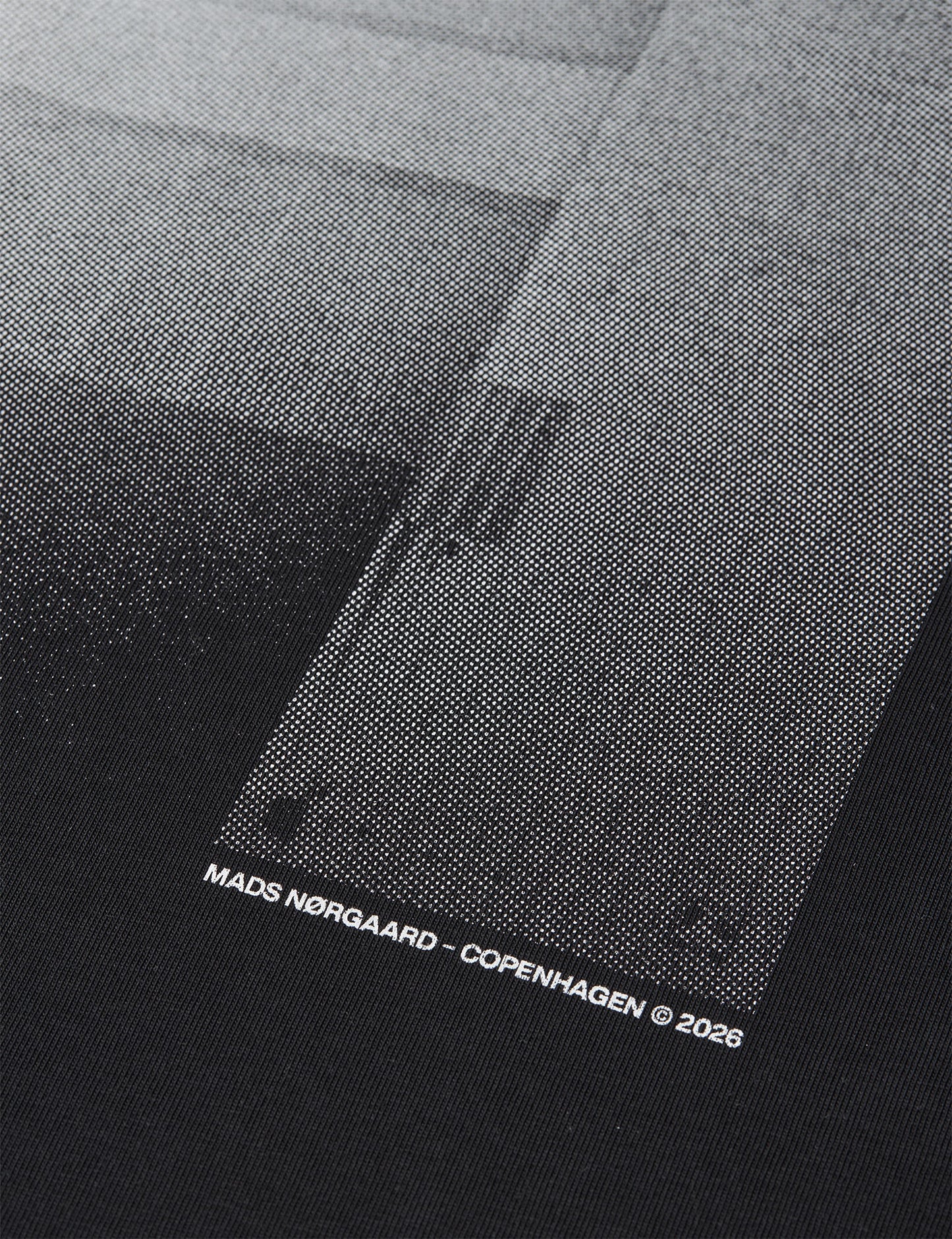 Cotton Jersey Frode Building Tee, Black