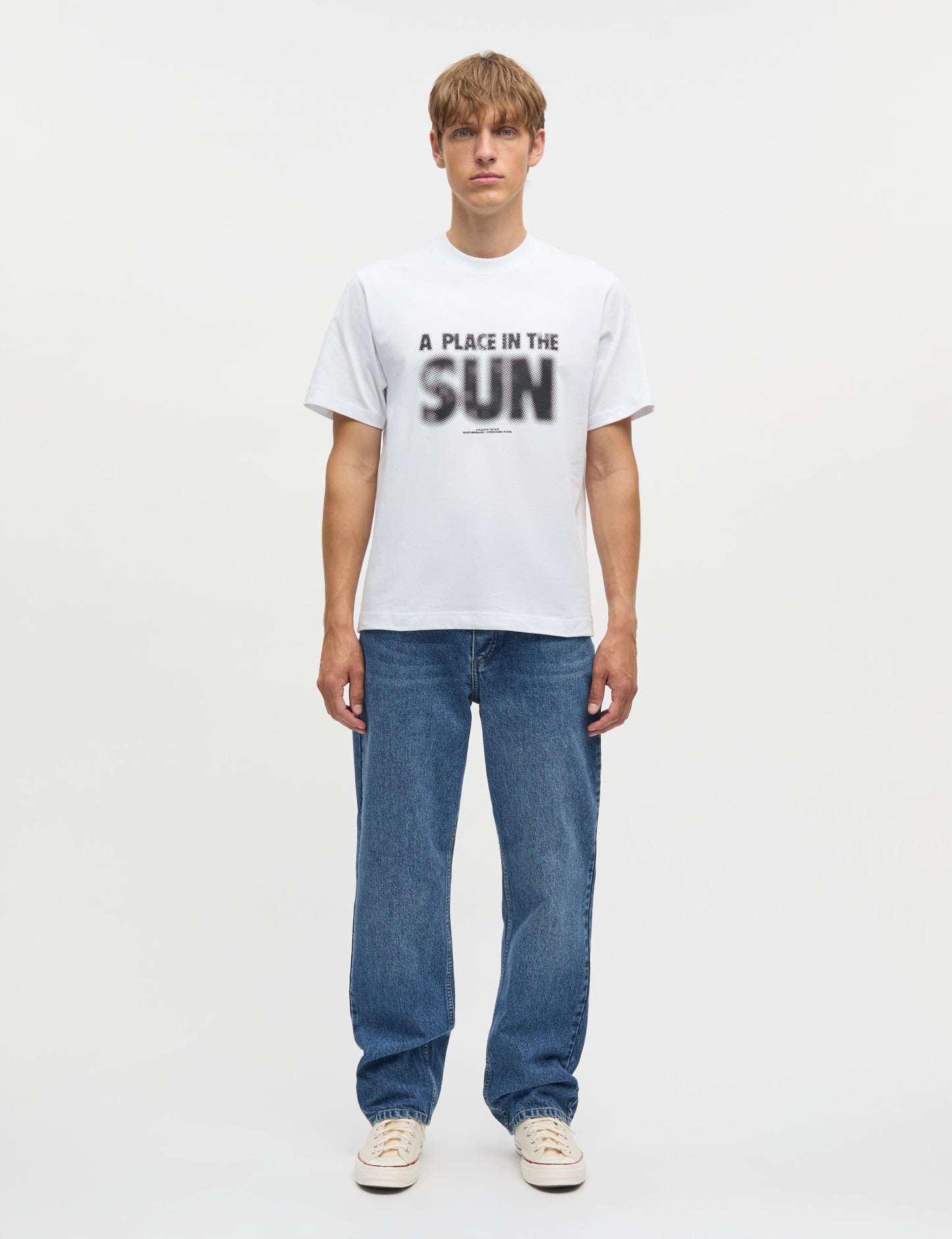 Cotton Jersey Frode A Place Tee, White