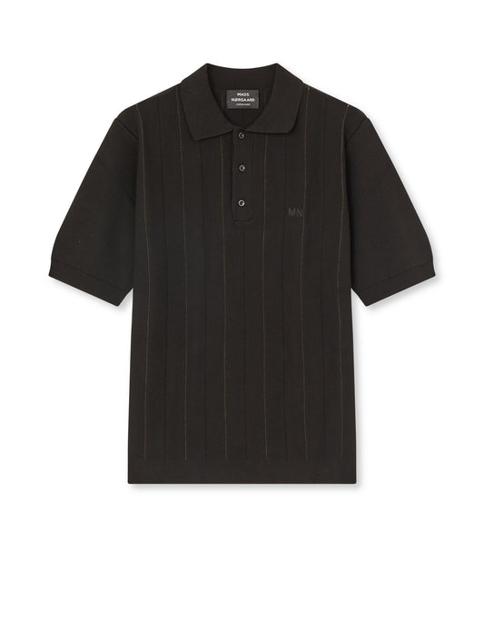 Classy Romeo Polo Knit, Black