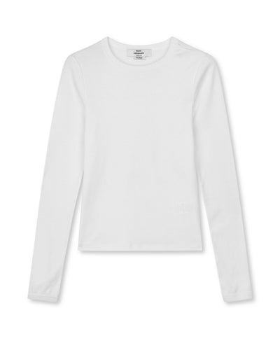 Grace jersey Camille Tee LS, White