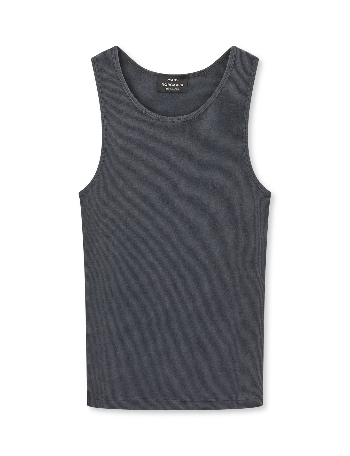 Rib Cotton Bruce Tanktop, Black
