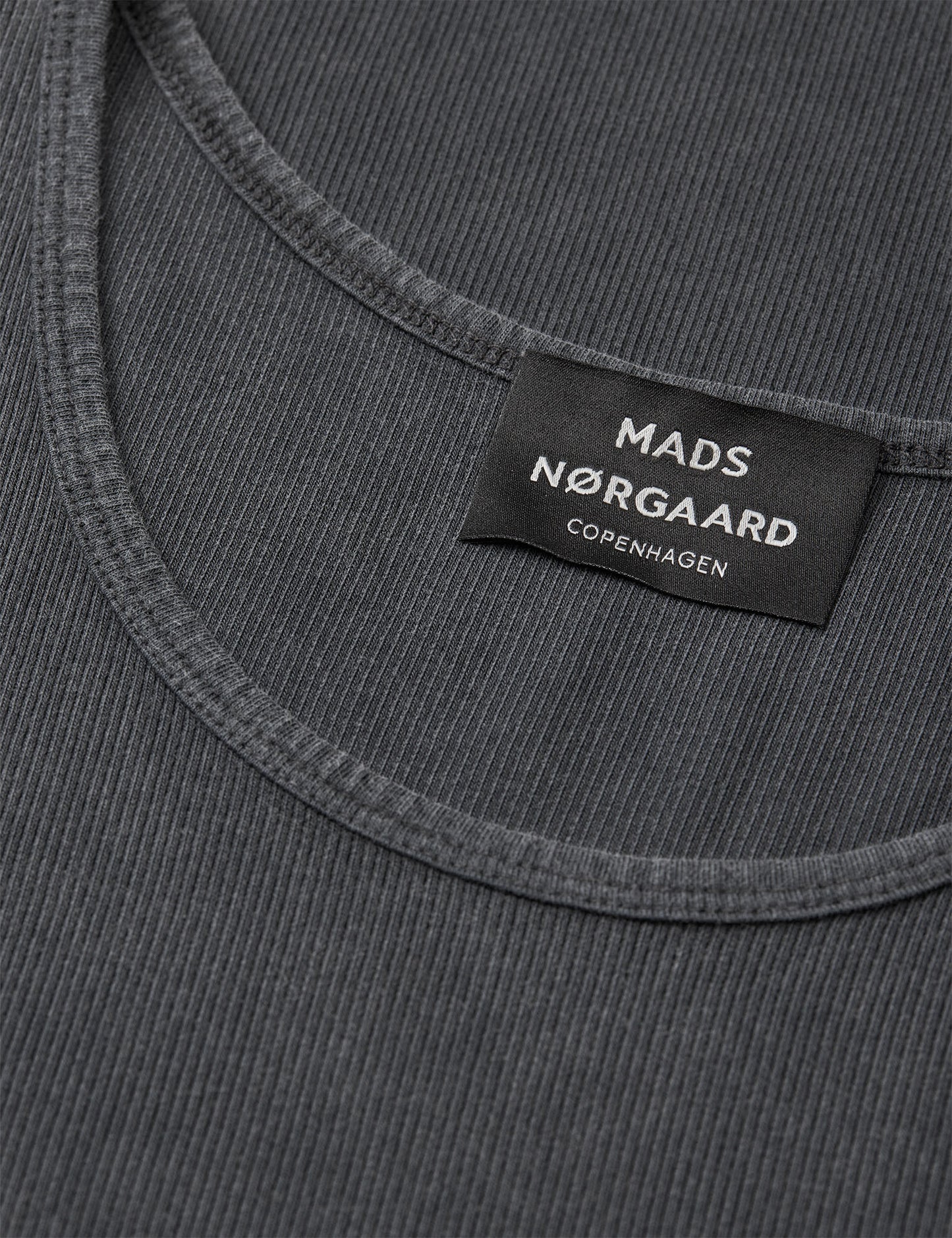 Rib Cotton Bruce Tanktop, Black