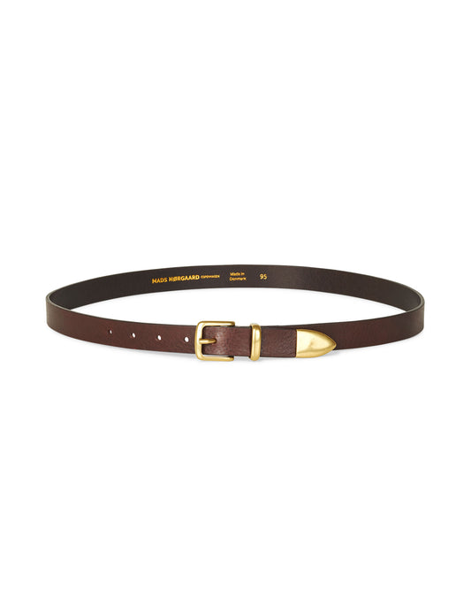 Skin Jesse Belt, Dark Brown