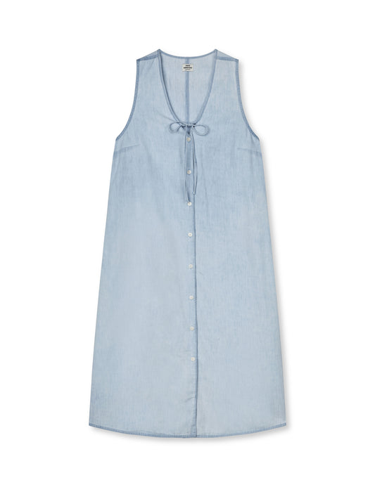 Air Denim Pauline Dress, Sunbleached Blue