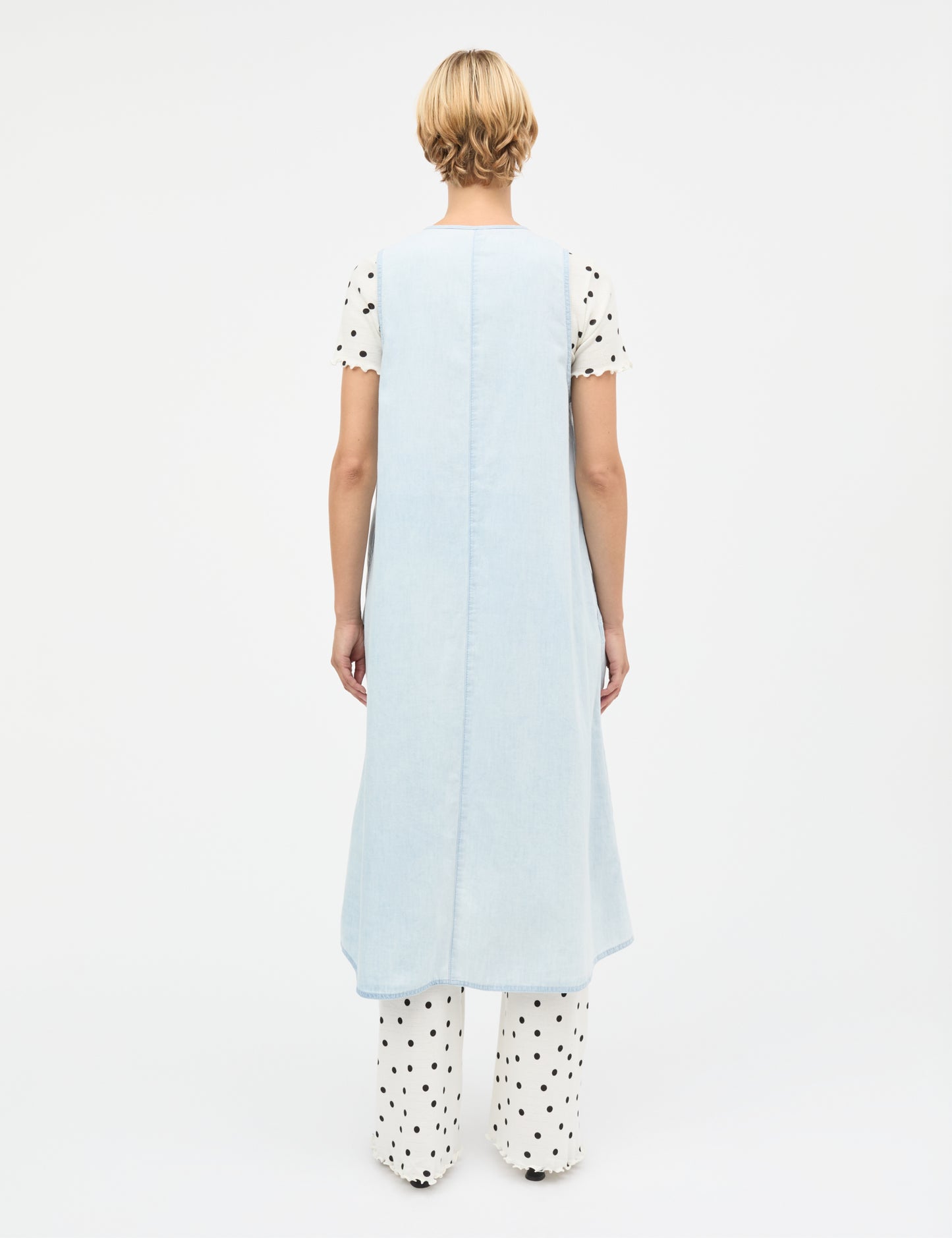 Air Denim Pauline Dress, Sunbleached Blue