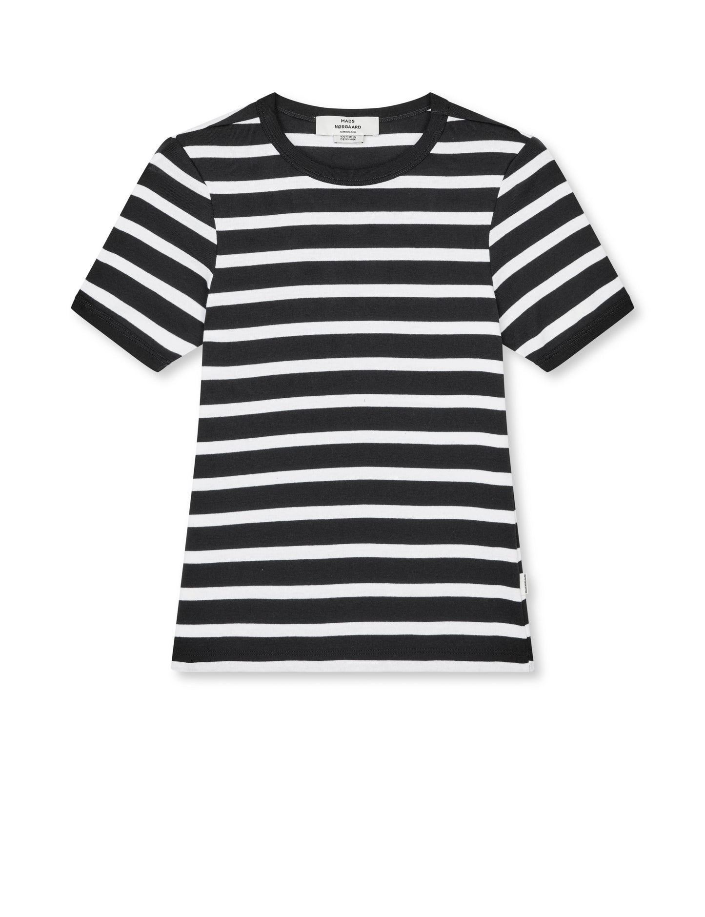Grace Jersey Stripe June Tee, Black/White