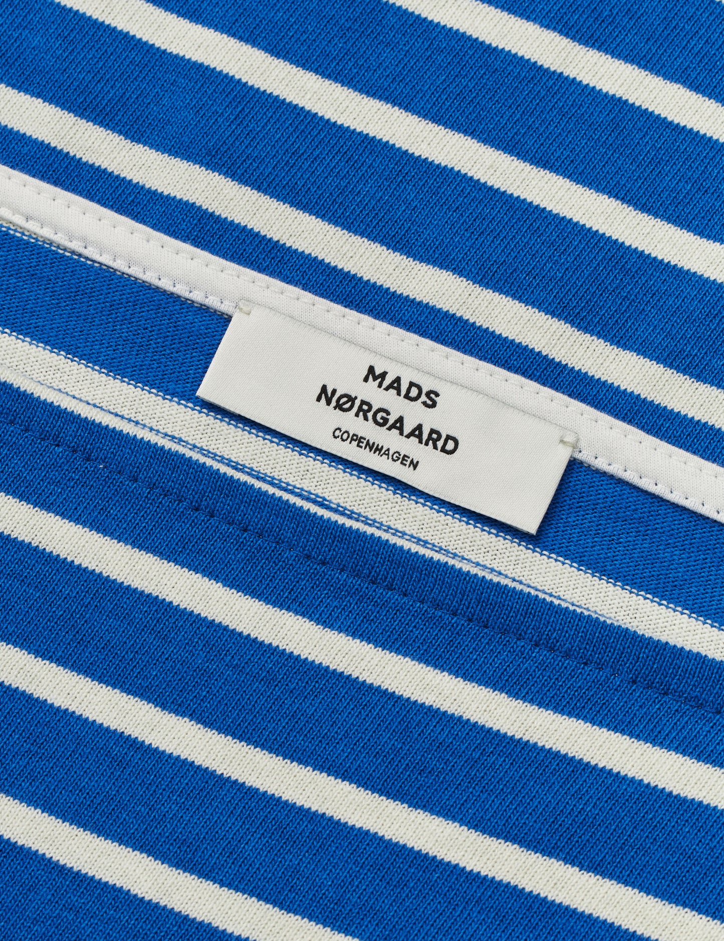 Pablo Gabi Tee LS, Vanilla Ice/Bright Cobalt