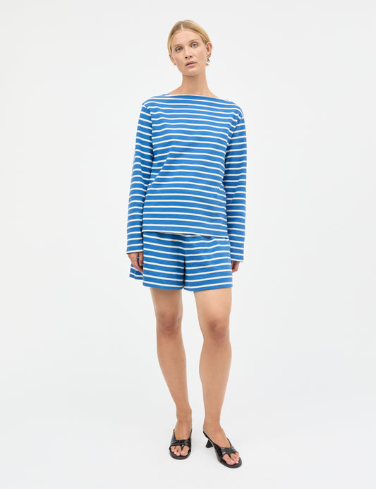 Pablo Kirsty Shorts, Vanilla Ice/Bright Cobalt