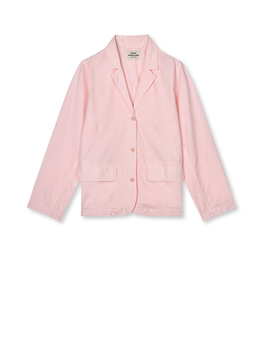 Dyed Weave Fever Blazer, Icy Pink