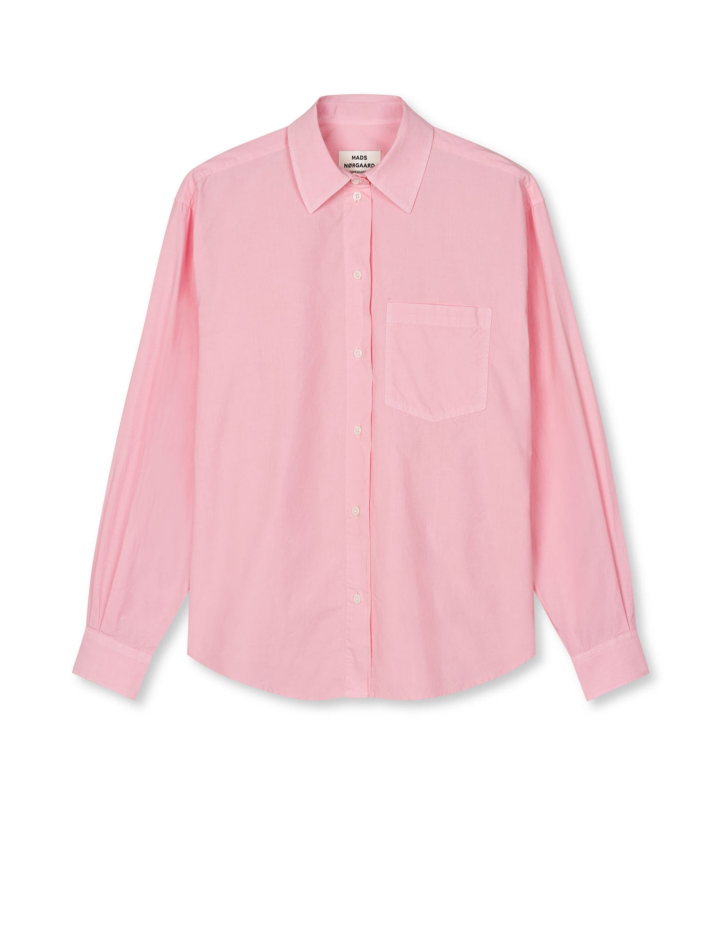 Crispy Poplin Carol Shirt, Icy Pink