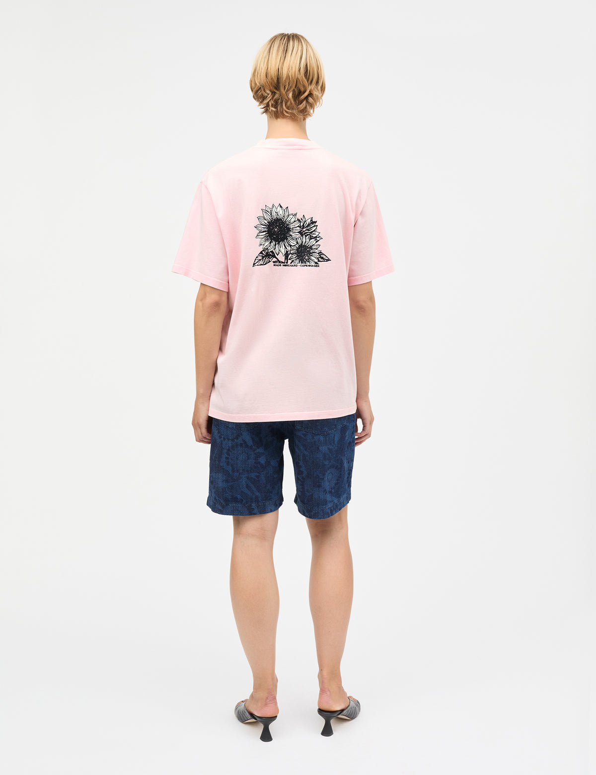 Cotton Jersey Dassel Tee, Icy Pink
