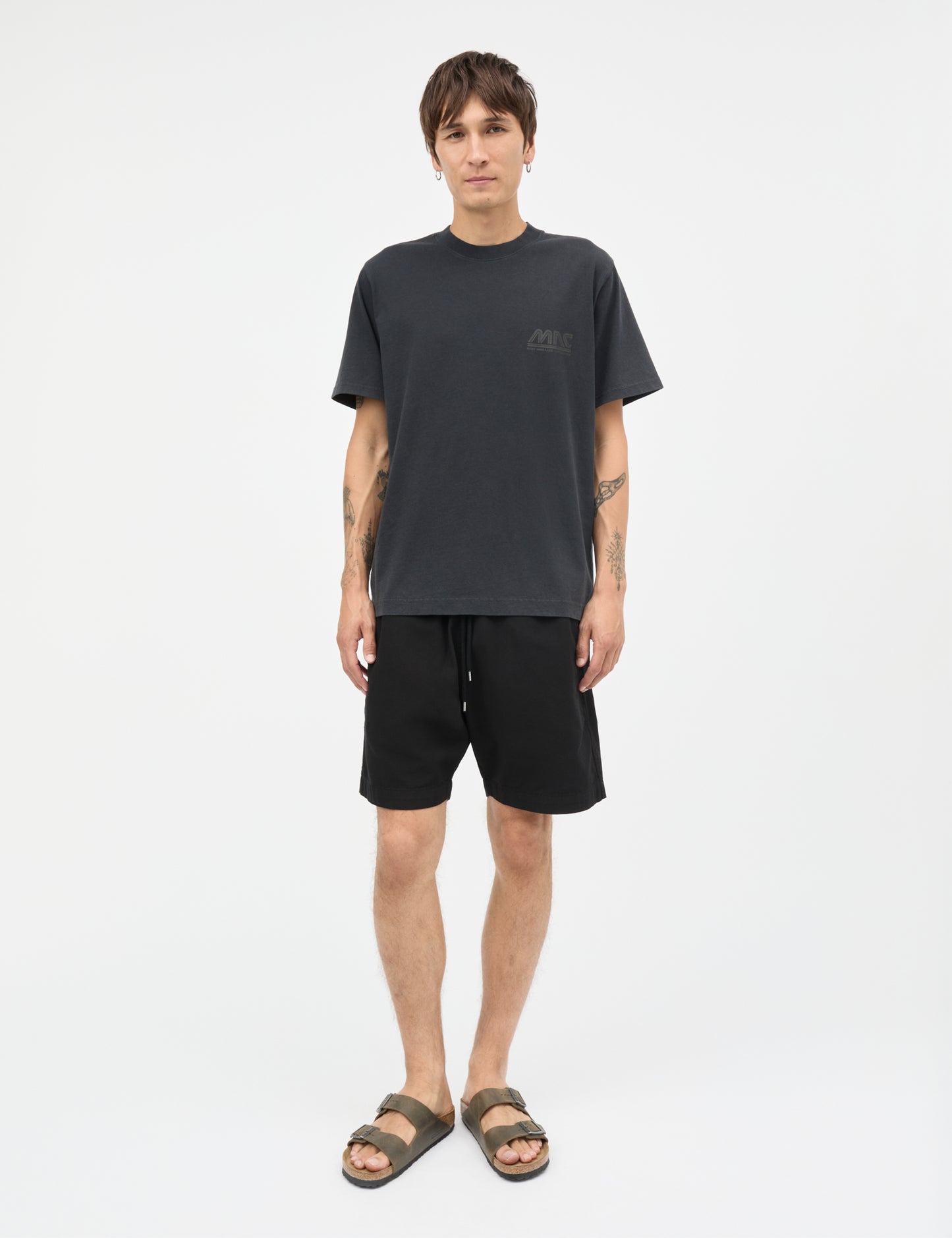 Cotton Jersey Frode MNC Tee, Black