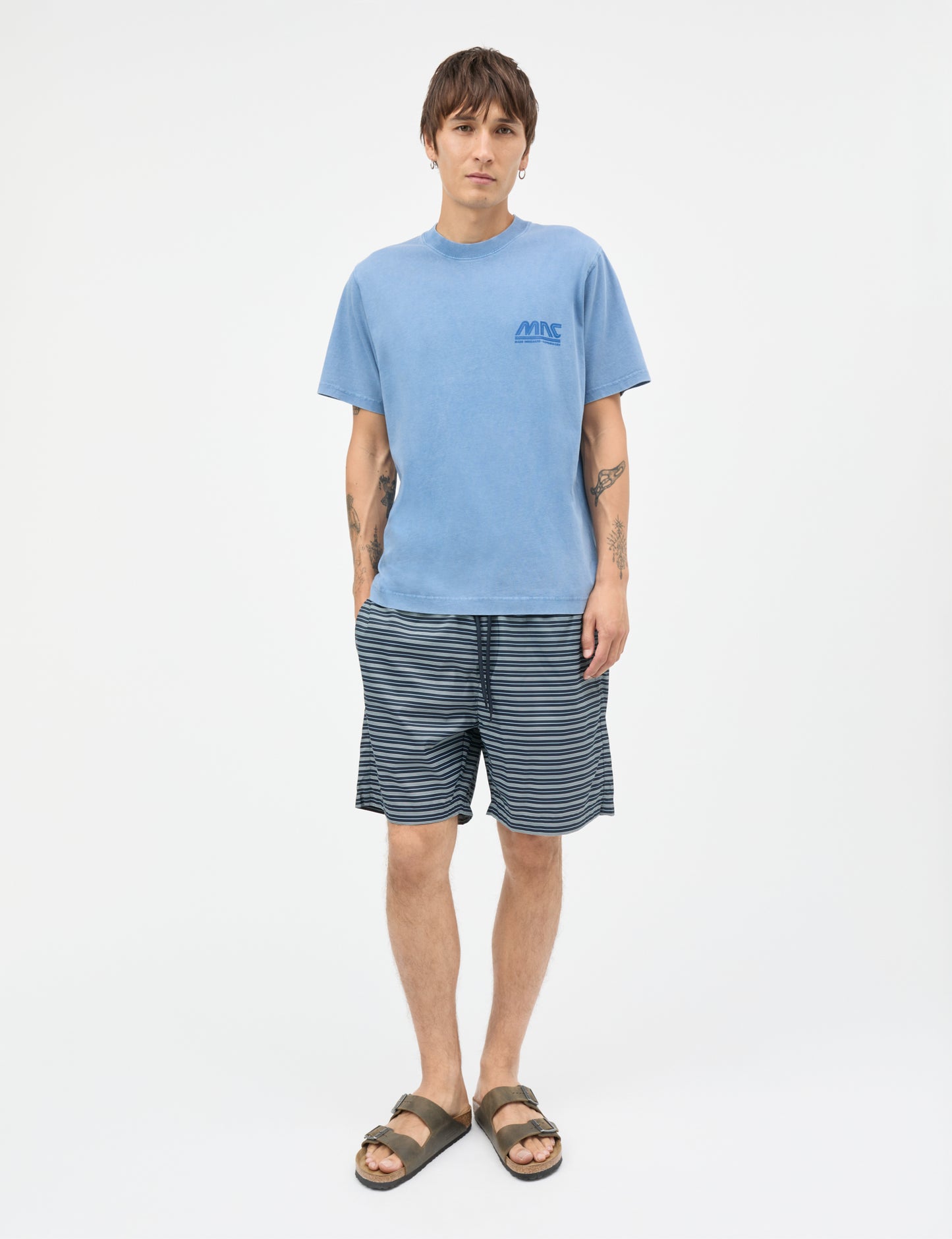 Cotton Jersey Frode MNC Tee, Riviera