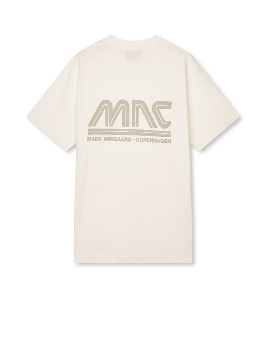 Cotton Jersey Frode MNC Tee, Vanilla Ice