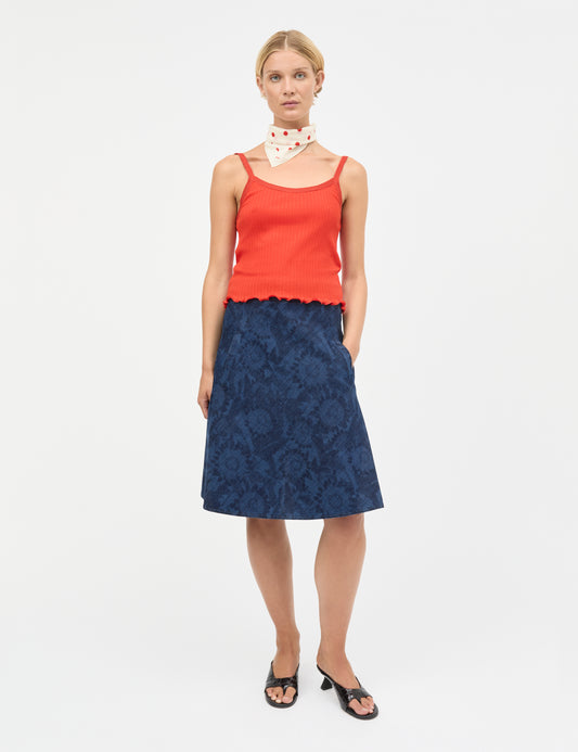 Pointella Trilla Top, Fiery Red