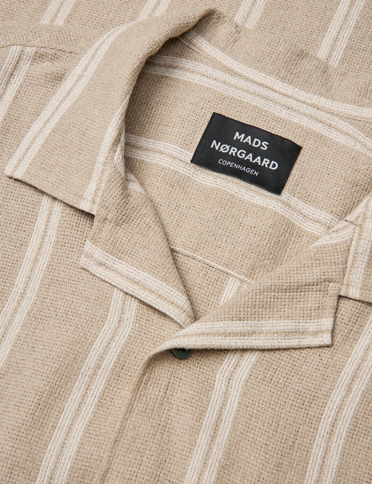 Texture Kenji Shirt SS ST., Plaza Taupe/Vanilla Ice