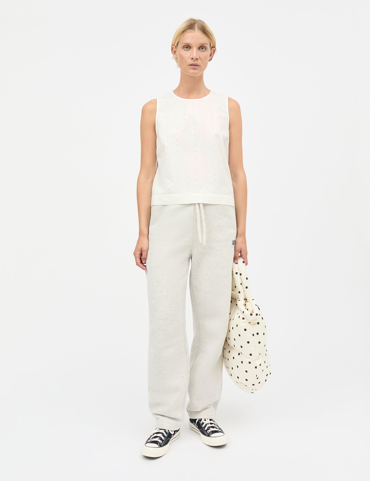 Standard Sweat Iggy Pants, Light Grey Melange