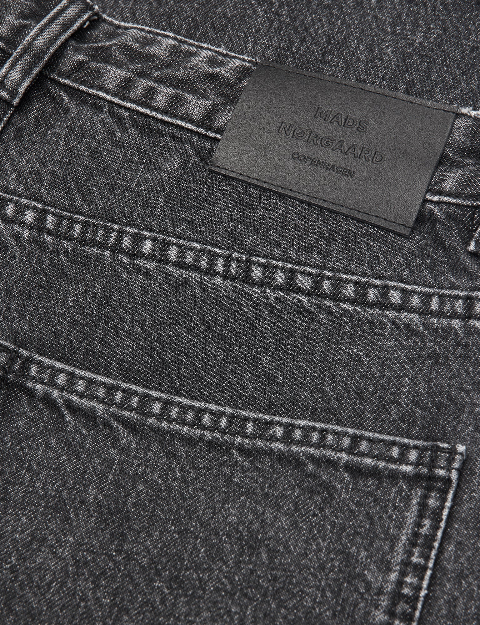 Arizona Black Denim Hannes Shorts, Black Grey Stone Wash – MADS