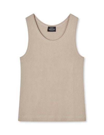 Hazy Cotton Reffen Tank Top, Plaza Taupe