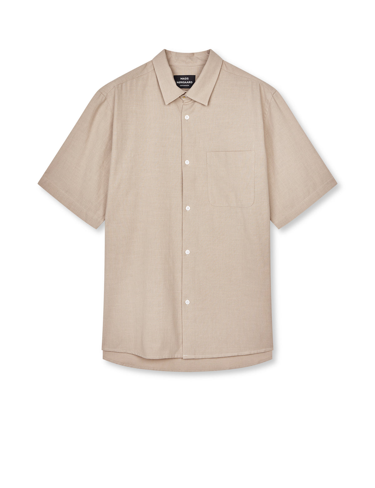Grida Cotton Victor Shirt SS, Plaza Taupe