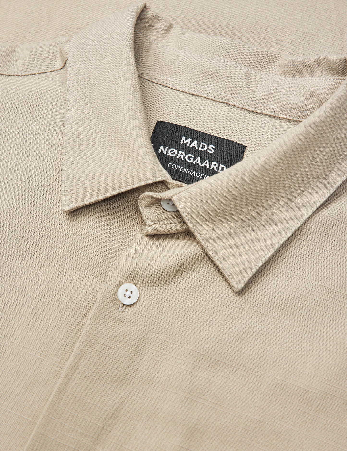 Grida Cotton Victor Shirt SS, Plaza Taupe