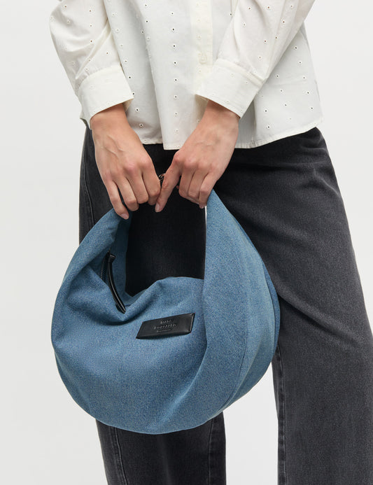 Denimi Morrigan Crossbody Bag, Washed Blue